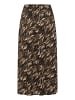 Kaffe Rock BPjohanne A-shape in Brown/Black Graphic Stroke