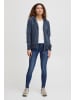 Oxmo Kapuzensweatjacke in blau