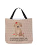 Mr. & Mrs. Panda Stofftasche Hund Dame mit Spruch in Hundeglück