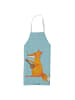 Mr. & Mrs. Panda Schürze Fuchs Gitarre ohne Spruch in Türkis Pastell