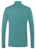 super.natural Merino Rollkragenpullover in petrol