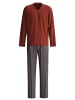 Calida Pyjama in brick red