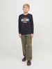 JACK & JONES Junior Cargo-Hose in Olive Night