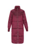 faina Women Coat in burgundy