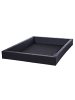 Beliani Schaumstoffrahmen SIMPLE in Schwarz - (W) 180 x (H) 20 x (L) 200 cm