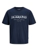 JACK & JONES PLUS T-shirt in Navy Blazer
