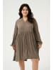 KAFFE curve Kleid KCbetty Regular fit in Major Brown/Chalk Dot