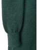 More & More ausgestelltes Strickkleid mit Turtleneck in dark bottle green