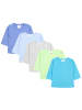 TupTam 5er- Set Langarmshirts in blau