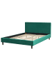 Beliani Bettrahmenbezug FITOU in Grün - (W) 150 x (H) 75 x (L) 214 cm