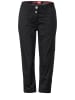 Cecil Papertouch Casual Fit Hose in Schwarz