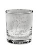 Mr. & Mrs. Panda Whiskey Glas Maus Sterne ohne Spruch in Transparent