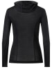 super.natural Merino Hoodie in schwarz