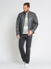 Maze Lederjacke Rocha in grau