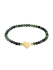 LIEBESKIND BERLIN Armband Broken Heart Beads in grün