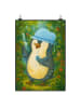 Mr. & Mrs. Panda Plakat Pinguin Duschen Design ohne Spruch in Weiß