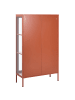 Beliani Vitrine NASH in Braun - (W) 90 x (H) 150 x (L) 35 cm