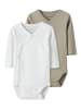name it Wickelbodys 2er Pack NBNBODY 2P LS WRAP in pure cashmere