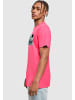 Mister Tee T-Shirts in hibiskus pink
