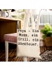 Mr. & Mrs. Panda Schultasche Spruch Papa Abenteuer mit Spruch in Creme