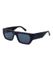 CALVIN KLEIN JEANS Unisex Sonnenbrille Rechtwinklig Blau