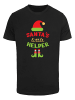 Merchcode Merchcode Christmas Santa´s Little Helper Tee in black