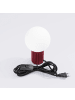 Nice Lamps Tischlampe ORBITAL 1 red H 19 cm