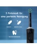 Oral-B Elektrische Zahnbürste "Vitality Pro + 2. Handstück" in Schwarz/Lila