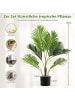 COSTWAY 2er Set Künstliche Areca Palme in Grün