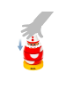 Brio Denkspiel BRIO Infant/ Toddler - Drück- & Dreh-Clown Ab 12 Monate in bunt