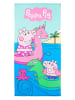 Peppa Pig Peppa Wutz Kinder Strandtuch 70x140 cm George in Mehrfarbig