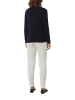 comma Strickpullover langarm in Blau