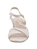 Caprice Riemchensandalette in silber