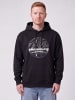 wat? Apparel Sweatshirt Mountains by night in Schwarz