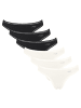 Sloggi String 6er Pack in Schwarz/Weiß
