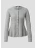 QS Strickjacke in 9400_grau meliert