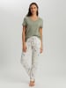 Hanro T-Shirt Sleep & Lounge in crystal green