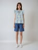 Noa Noa Hemd AnnieNN in Print Blue/White