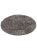 Pergamon Hochflor-Teppich Comfy Rund in anthrazit
