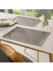 Erwin Müller Jacquard Tischset 2er-Pack Remscheid in taupe