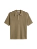 Marc O'Polo DENIM DfC Strick Poloshirt in Soft Brown