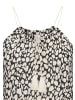 LASCANA Strandtop in schwarz beige