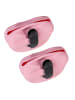 Intirilife Leckerlibeutel für Hunde aus Silikon 13 x 5 x 10.5 cm in 2x Rosa