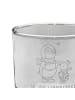 Mr. & Mrs. Panda Old Fashioned Glas Smörle Winterzeit mit Spruch in Transparent