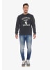 Le Temps des Cerises Sweatpullover SWEAT-SHIRT HOMME TUBUR  ( MANCHE LONGUE) / SWE  MAN TUBUR in Black