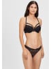 PETITE FLEUR GOLD Push-up-BH in schwarz