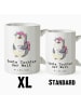 Mr. & Mrs. Panda Becher Pinguin Beste Tochter der Welt mit Spruch in Weiß