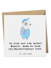 Mr. & Mrs. Panda Deluxe Karte Kfz-Mechatroniker Herz mit Spruch in Weiß