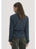 Hessnatur Strick Jacke in dunkles petrol