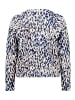 Betty Barclay Shirtjacke mit Rippenstruktur in Dark Blue/Beige